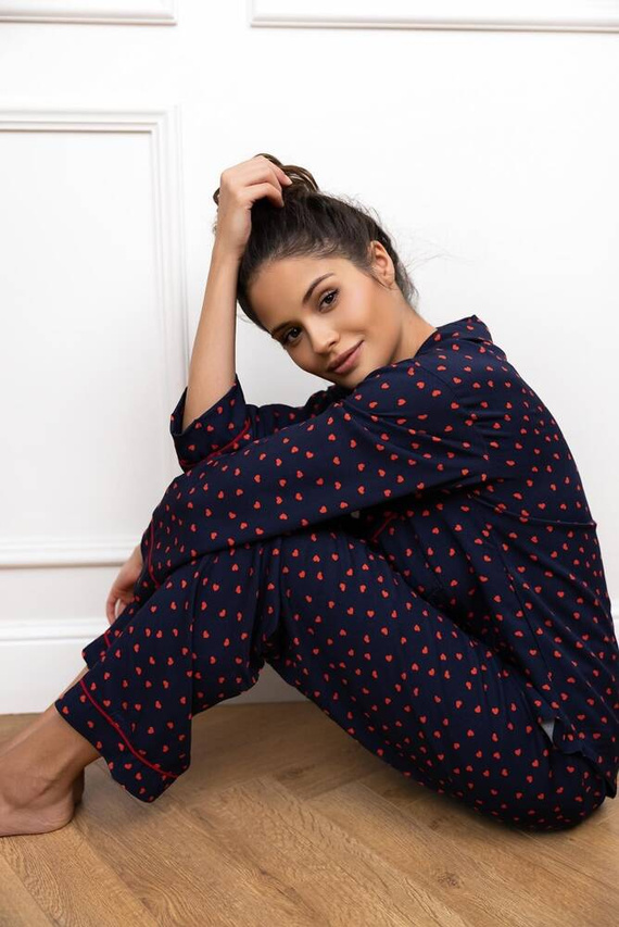 Дамска пижама Sophia Sensis - тъмносиня