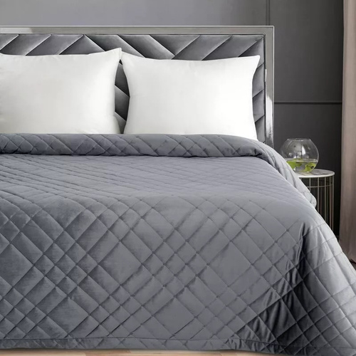 Ria 6 Декоративно покривало от велур. Стоманени евро завеси