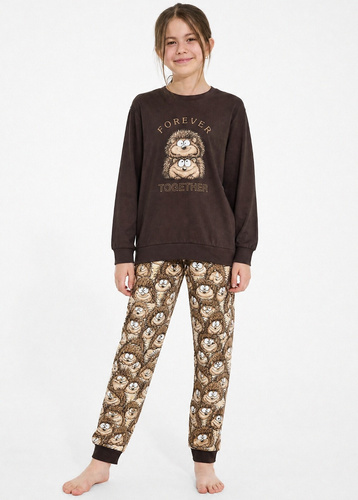 Детска пижама Cornette Snack 594/200, 592/200 – дълга, с катерички