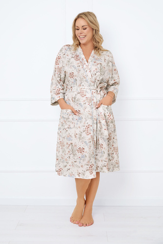 Solita Дамски халат за баня Италианска мода - печат