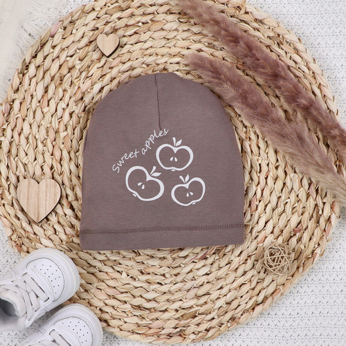 ABN-5311/CZE Шапка от органичен памук Happy Apples Nini