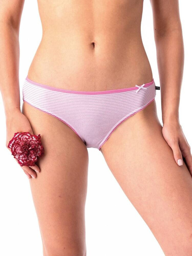 LPR 599 A'2 Дамски слипове 2 бр. Key бяло розово