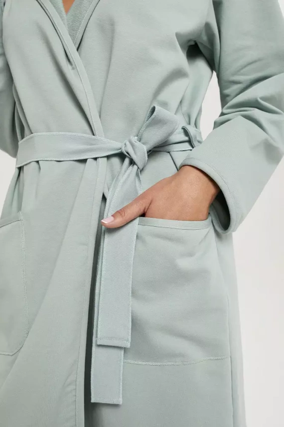 Karina Дамски халат Италианска мода - мента