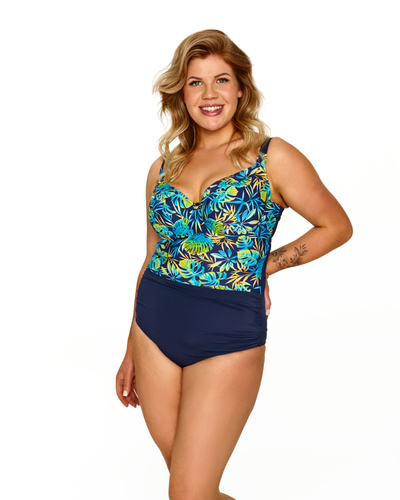 Цял бански Cristina Lupoline soft голям бюст оформящ