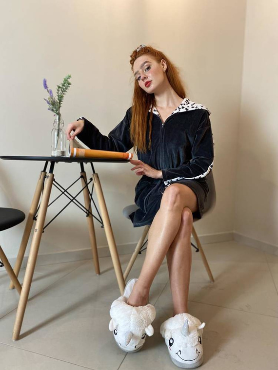 438 Marisol Дамски халат за баня - графит