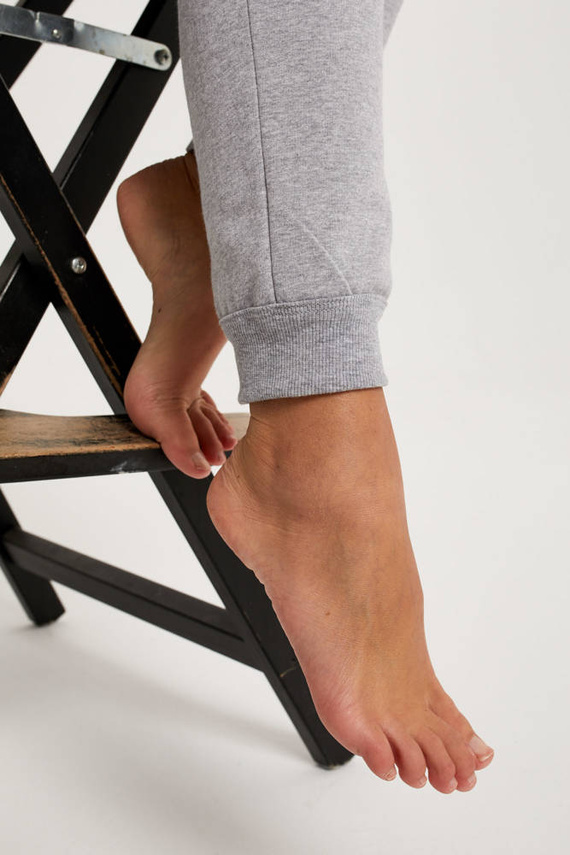 Дълъг комплект за жени на Fox. ръкав, дължина. панталони Италианска мода - меланж