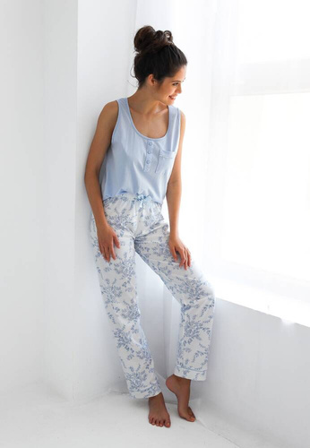 Дамска пижама Arely Sensis - синя