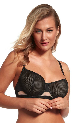 2351 Maxi Lupoline мек сутиен - черно бежово