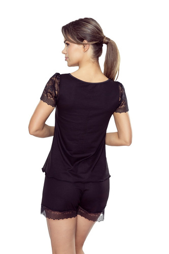 Дамска пижама Beverly First Lady Eldar - черна