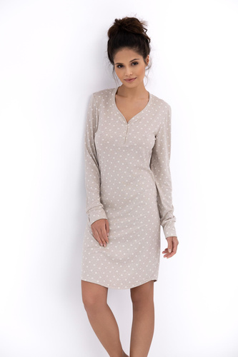 Нощница Baylee Sensis – Дамска флорална рокля с копчета