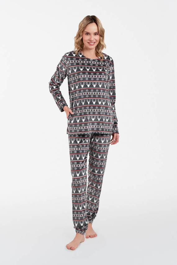 Iceland Fleece дамски комплект Italian Fashion - графитен печат