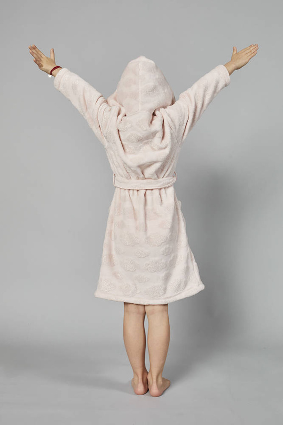 Дрина детски халат за момичета Италианска мода - - розов