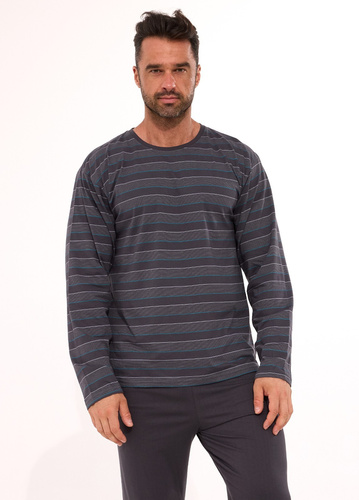 138/57 Cornette Различни мъжки пижами | Памук, райе, дълъг ръкав, кутия