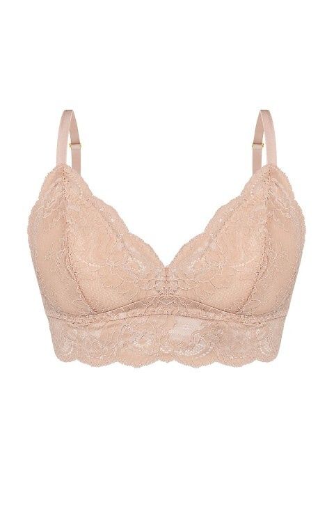 Kaja 02 Мек сутиен без банели, розов Mefemi – дантелен, мек, удобен, с декоративна панделка
