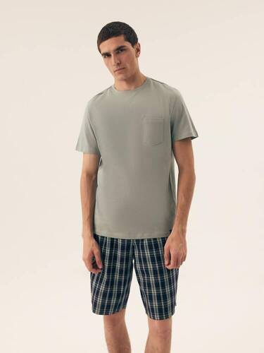 42617 Мъжка пижама Dexter Premium Henderson - маслина