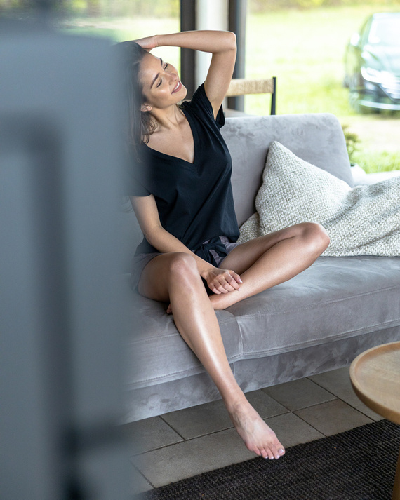 Sensis Susan Brown Дамска пижама - кафява