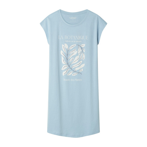 Дамска нощница 45183 Estes, 100% памук, къс ръкав, полукръгло деколте, свободен крой