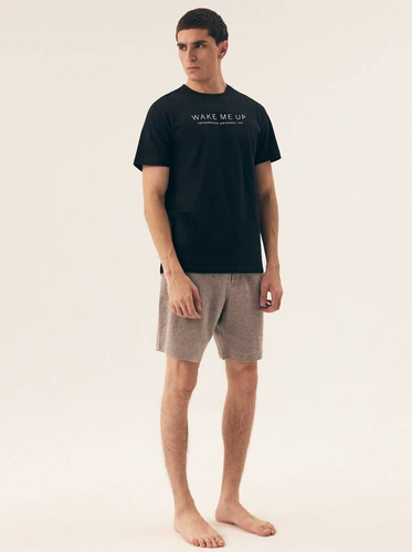 42634 Премиум мъжка пижама Dare Henderson - черна