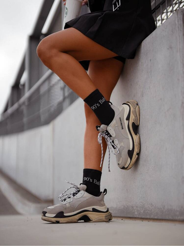 0200-125 Дамски чорапи 90's Baby Milena - черни