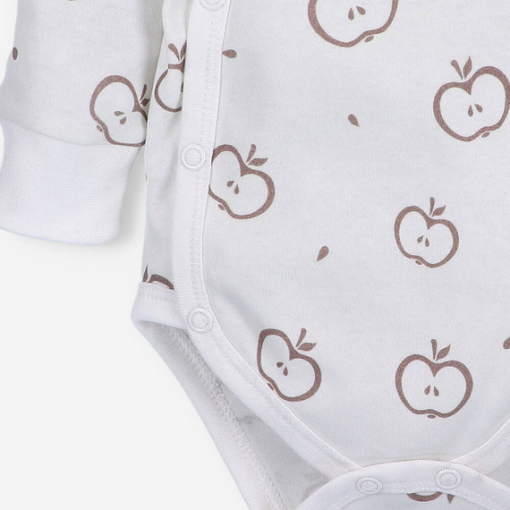 ABN-5291/JAB Боди с плик от органичен памук Happy Apples Нини принт