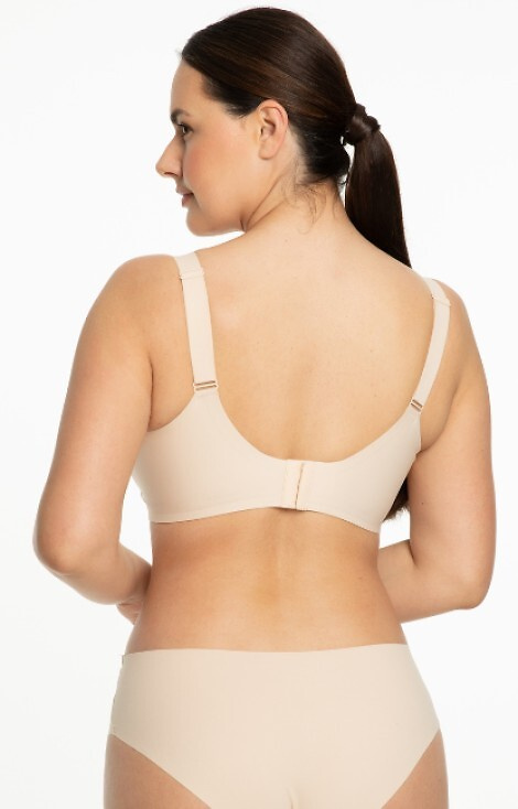 Julimex Jelly Bra Comfort Black Beige – Сутиен без банели за голям бюст