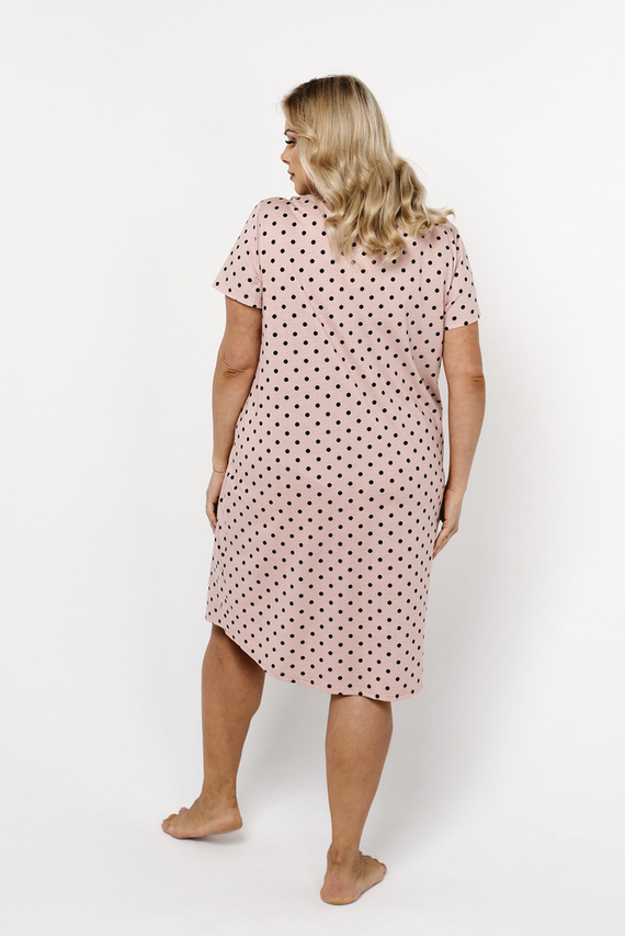 Buscato нощница с къс ръкав Италианска мода - принт