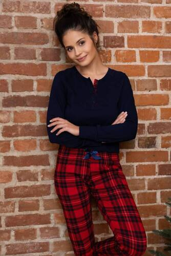 Дамска пижама Yvette Sensis - тъмносиня