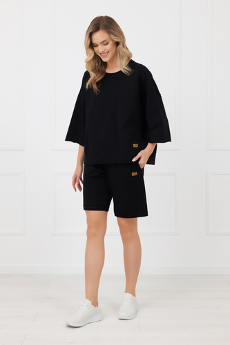 Блуза Kaori Italian Fashion 3/4 ръкав памук