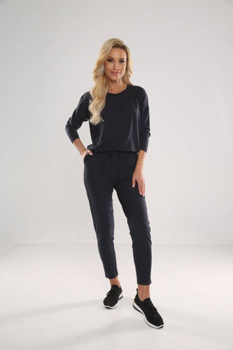 305 Paula Дамски пижамен костюм - тъмносин