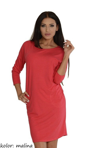 543 Нощна риза Paula 7/8 ръкав - светъл меланж