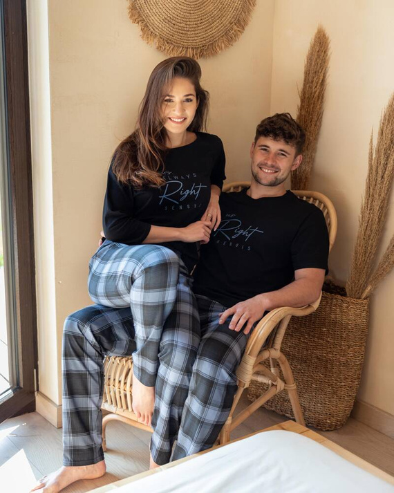 Sensis Victor Мъжка пижама - черна 