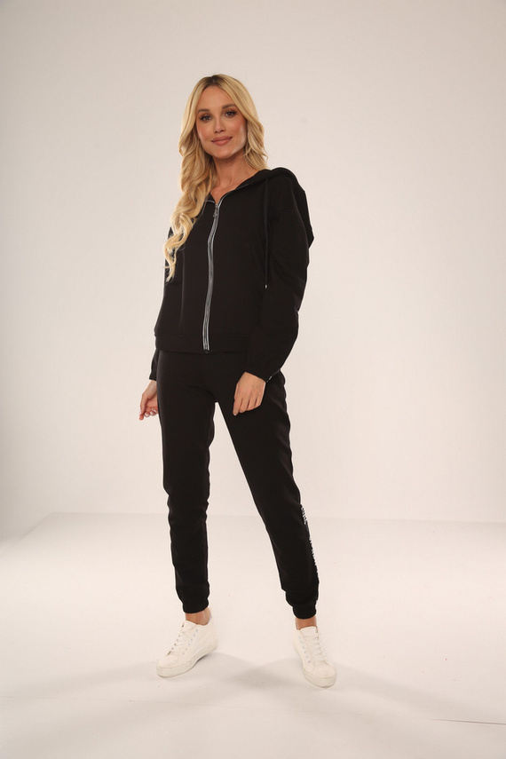 619 New York Forex дамски спортен костюм - черен