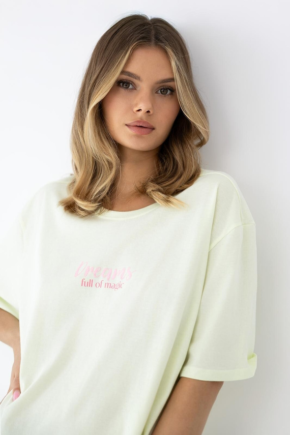 Нощница Savanna Sensis лимонена памучна лека и удобна