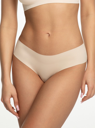 Julimex Infinity Classic Beige Bips – Безшевни дамски бикини от микрофибър