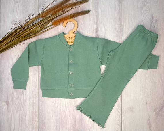 Бомбер BS005 Mamatti 97% памук, копчета – стилен комплект