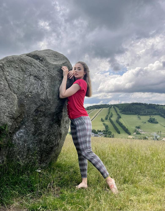 360 Карирани пижамени панталони Forex - сиви