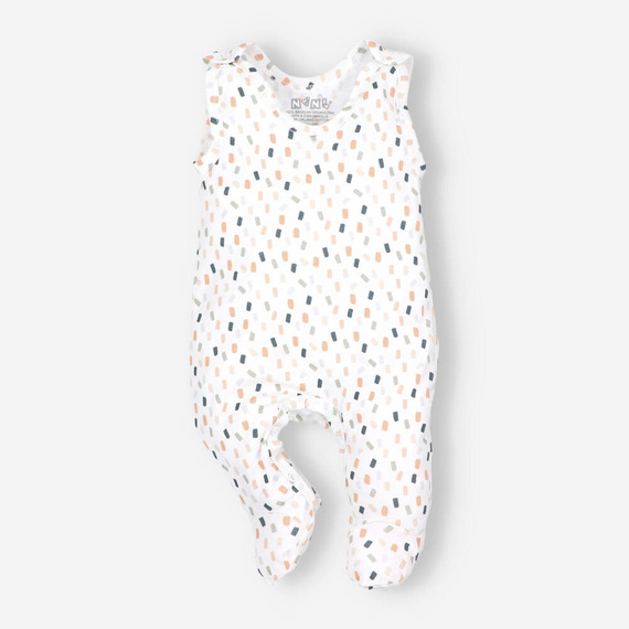 ABN-5325/KRE Спален костюм Nini от органичен памук, кремав