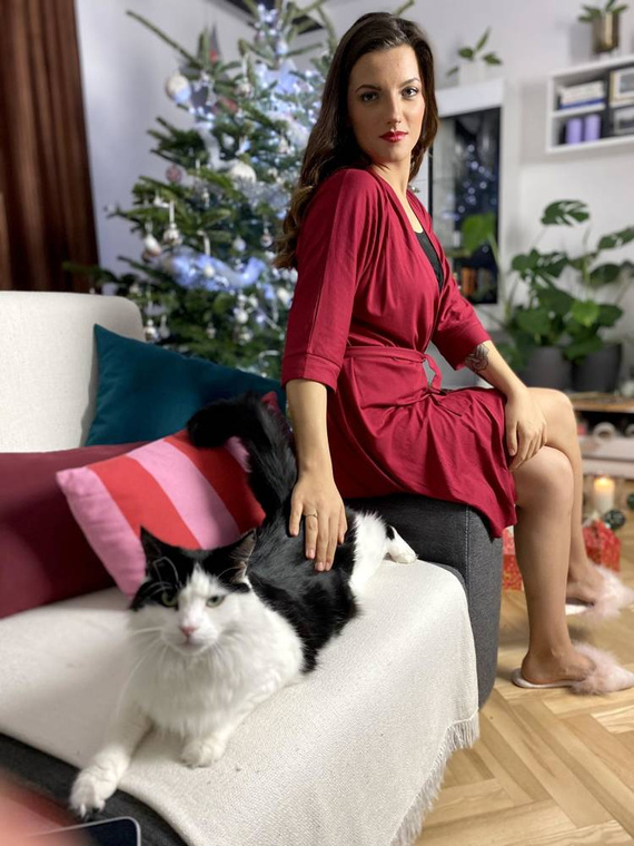 871 Visa Дамски халат Forex - бордо