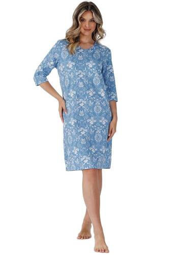 1529 Omia Дамска риза Leveza синя