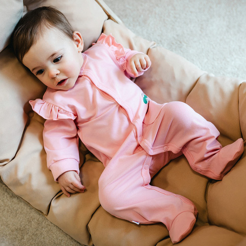 Бебешки гащеризон Eevi Cherry с крачета памук мек удобен