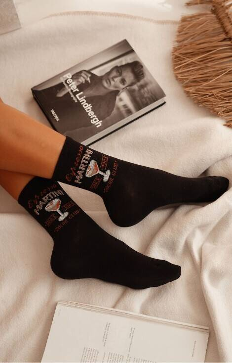 0200-156 Дамски чорапи Espresso Martini Милена - черни