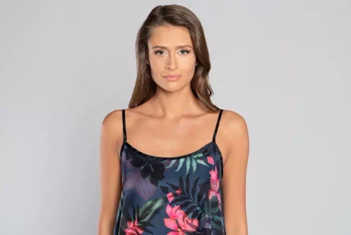 Amazonia Дамска пижама, къси панталони Италианска мода - принт