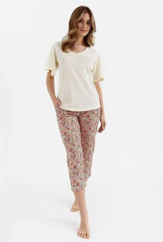 457 Дамска пижама Cana, ванилия