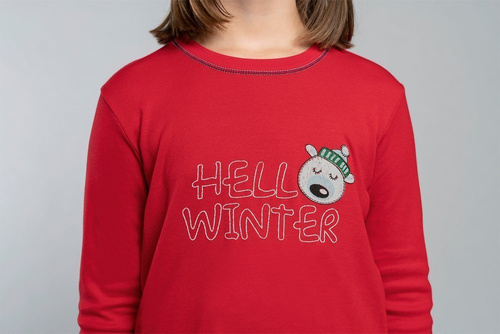 Czoka Пижама за момичета Италианска мода - червена