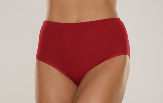 018 Sara Панталон с висока талия De lafense - бордо