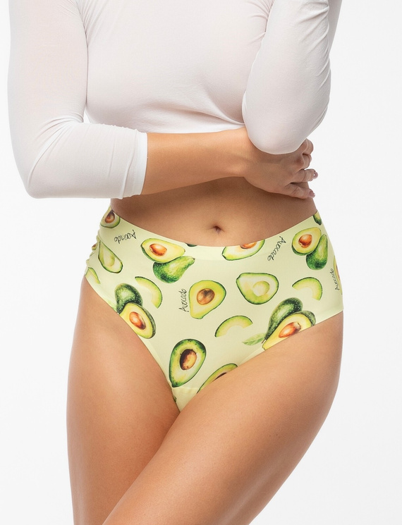 Дамски бикини Avocado Simple Brasil Maxi Julimex - зелени