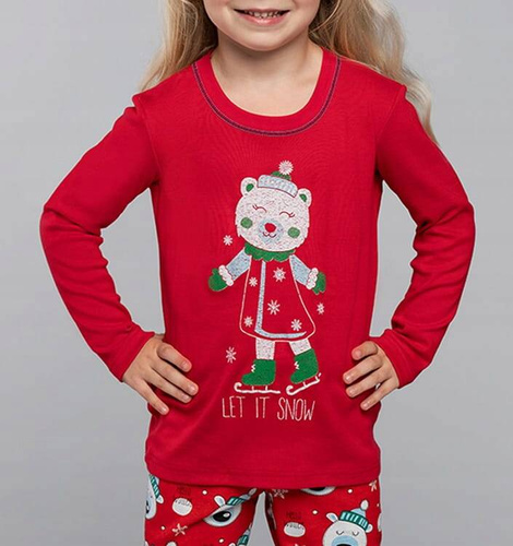 Czoka Пижама за момичета Италианска мода - червена