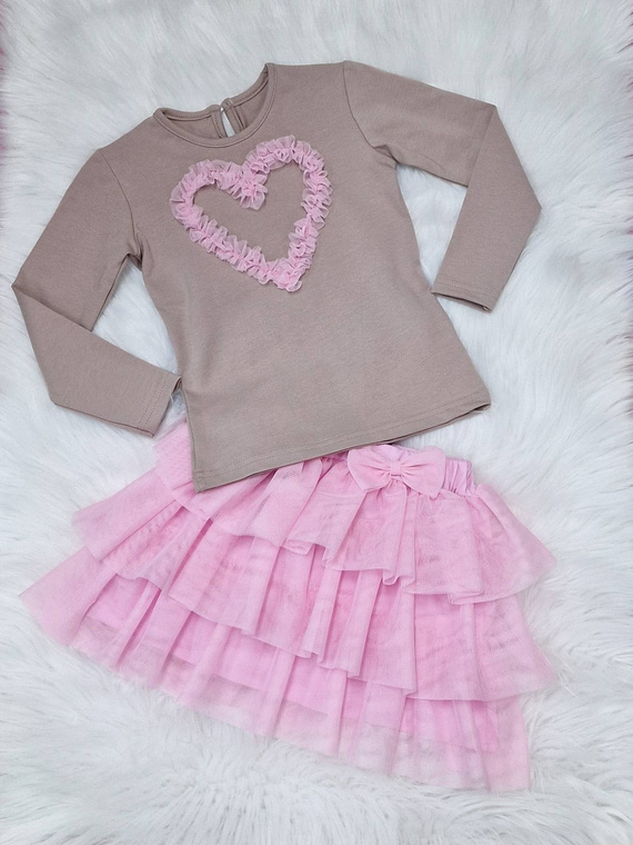 Розова пола от тюл Mia Bambarillo