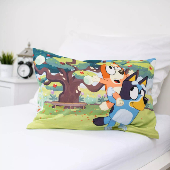 Памучно спално бельо 100x135 Bluey 061 синьо 40x60 Jerry Fabrics
