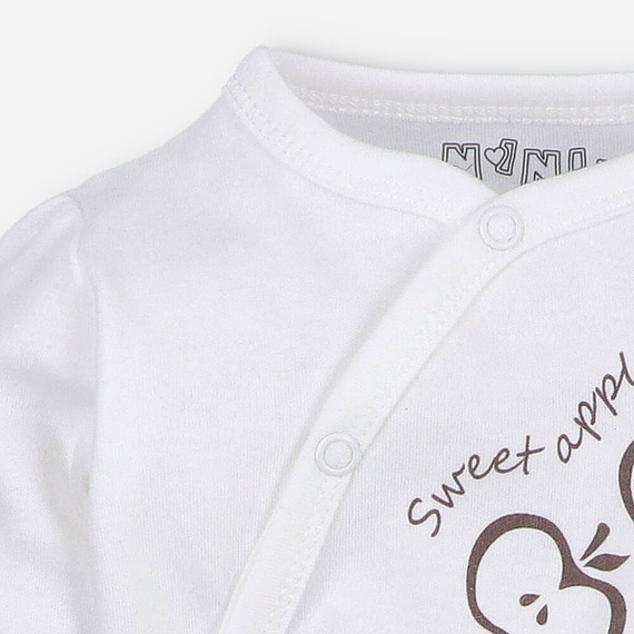 ABN-5292/ECR Боди с плик от органичен памук Happy Apples Nini екрю
